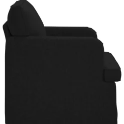 vidaXL Sofá 84 x 80 x 85 cm tela Negro Outlet