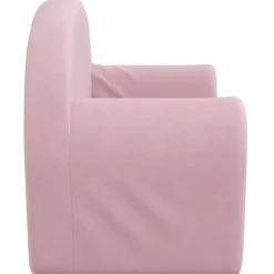 Niños vidaXL Mobiliario Para Bebés Y Niños Pequeños-Sofá para niños de 2 plazas felpa suave
