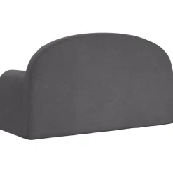 Niños vidaXL Mobiliario Para Bebés Y Niños Pequeños-Sofá para niños de 2 plazas felpa suave gris