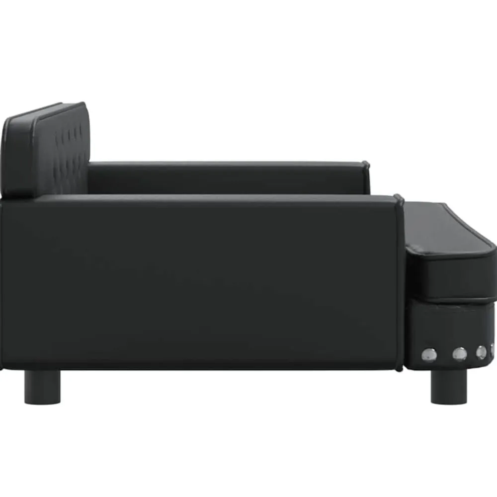 Niños vidaXL Mobiliario Para Bebés Y Niños Pequeños-Sofá para niños de cuero sintético 90x53x30 cm