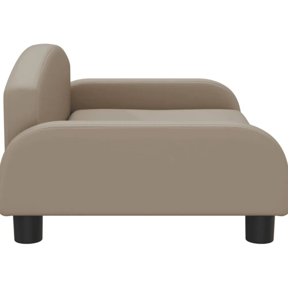 Niños vidaXL Mobiliario Para Bebés Y Niños Pequeños-Sofá para niños de cuero sintético 70x45x30 cm
