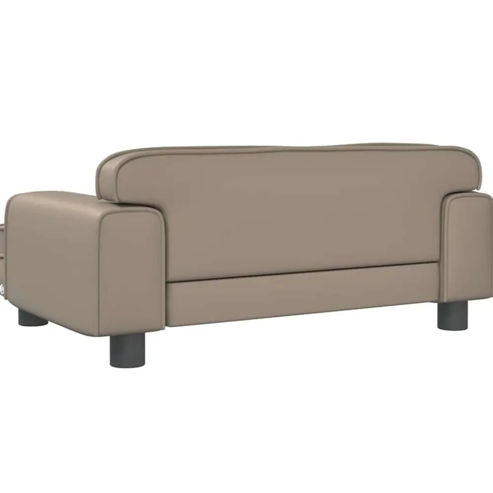 Niños vidaXL Mobiliario Para Bebés Y Niños Pequeños-Sofá para niños de cuero sintético 70x45x30 cm