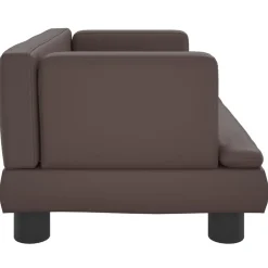 vidaXL Sofá para niños de cuero sintético marrón 60x40x30 cm Marr&oacute;n Clearance
