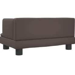 vidaXL Sofá para niños de cuero sintético marrón 60x40x30 cm Marr&oacute;n Clearance