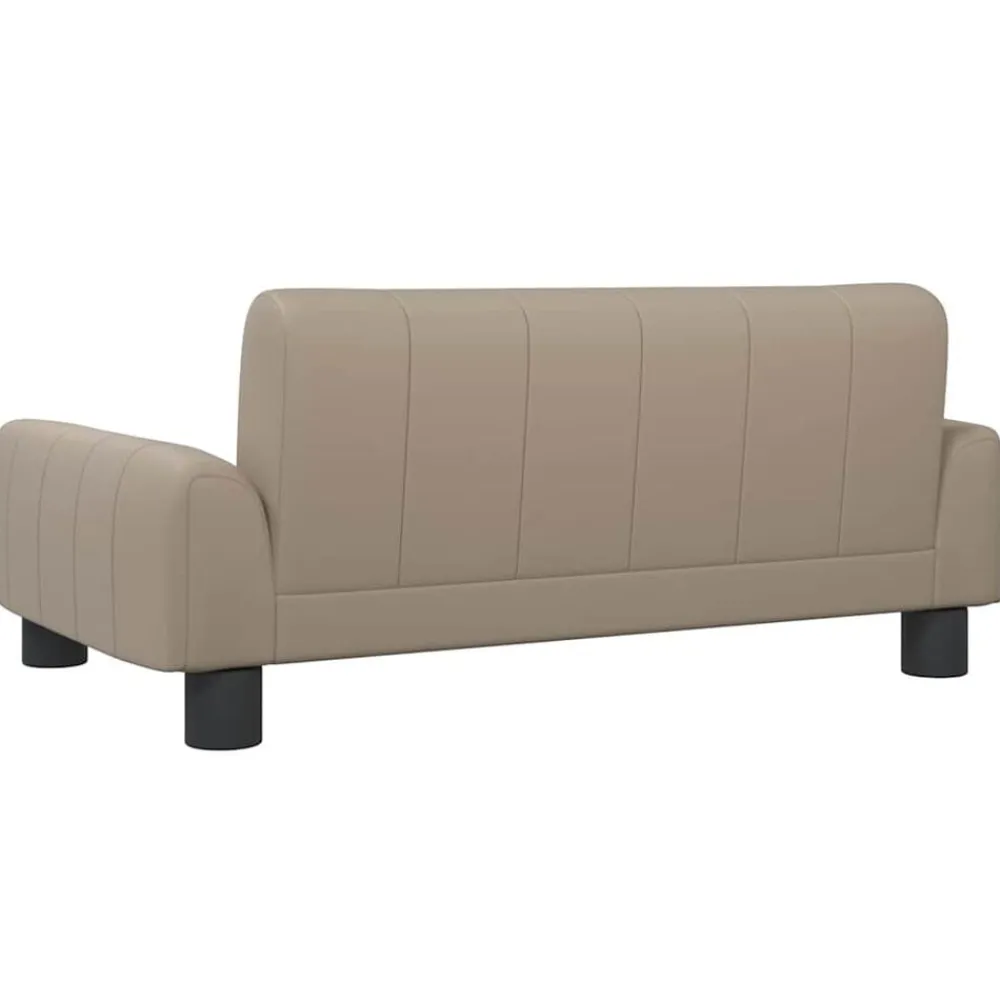 Niños vidaXL Mobiliario Para Bebés Y Niños Pequeños-Sofá para niños de cuero sintético 70x45x30 cm