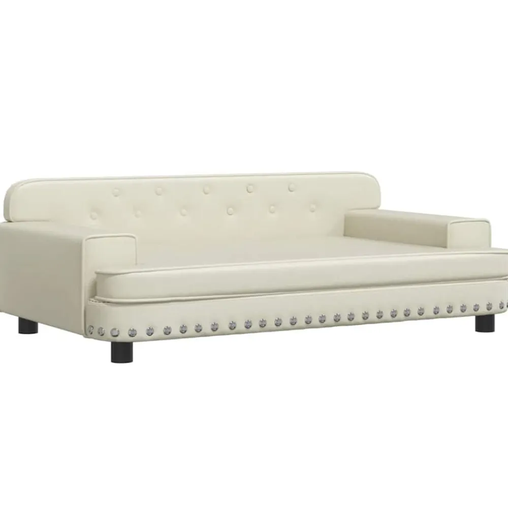 Niños vidaXL Mobiliario Para Bebés Y Niños Pequeños-Sofá para niños de cuero sintético 90x53x30 cm