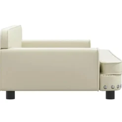 Niños vidaXL Mobiliario Para Bebés Y Niños Pequeños-Sofá para niños de cuero sintético 90x53x30 cm