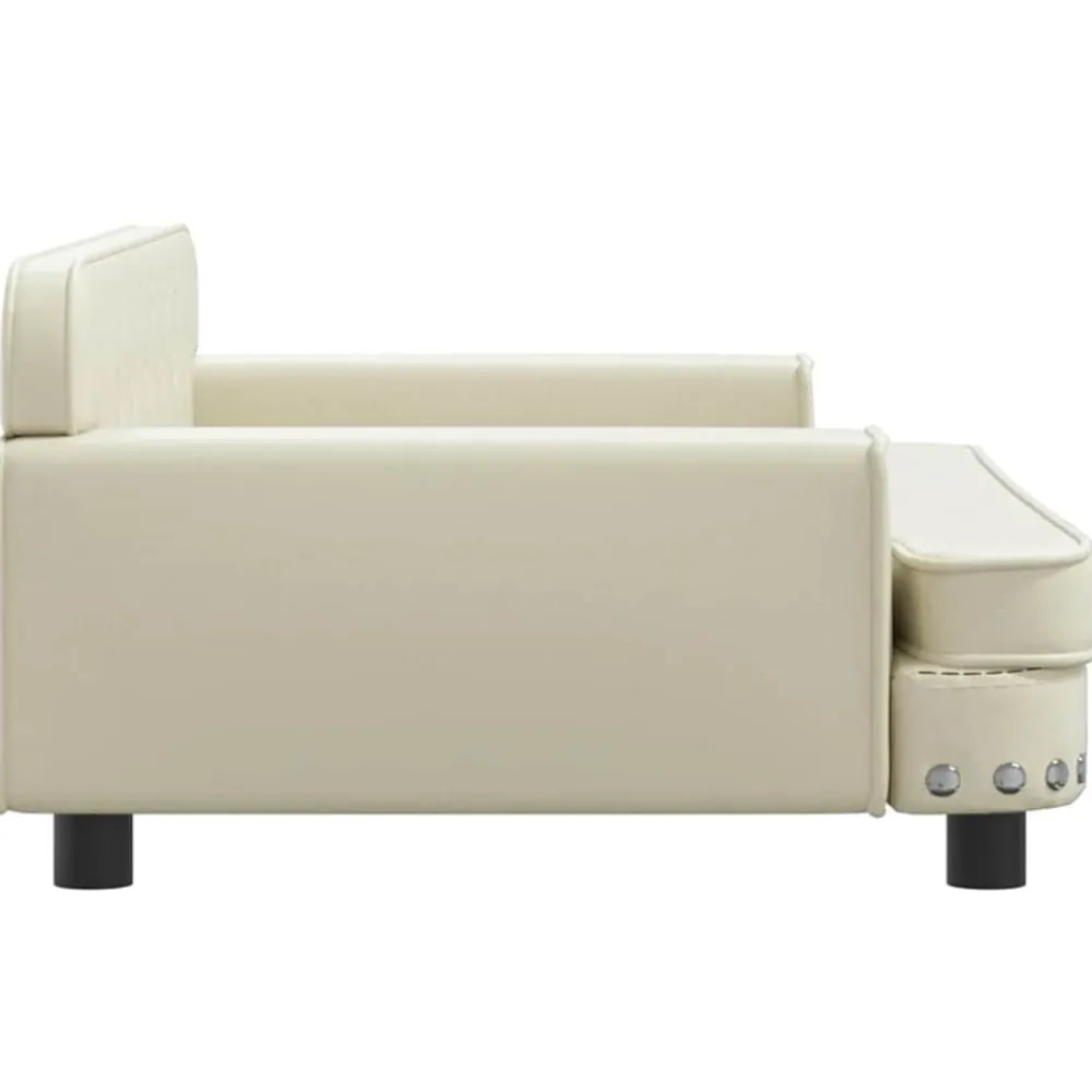 Niños vidaXL Mobiliario Para Bebés Y Niños Pequeños-Sofá para niños de cuero sintético 90x53x30 cm