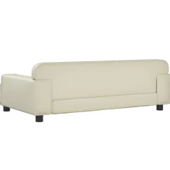 Niños vidaXL Mobiliario Para Bebés Y Niños Pequeños-Sofá para niños de cuero sintético 90x53x30 cm
