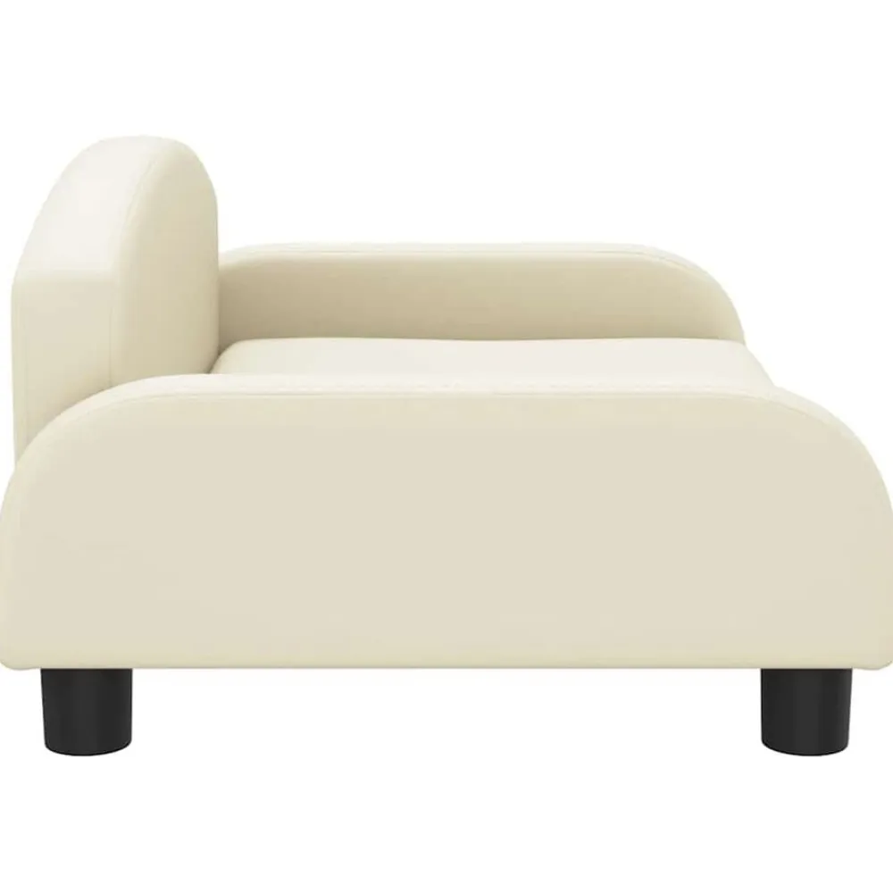 Niños vidaXL Mobiliario Para Bebés Y Niños Pequeños-Sofá para niños de cuero sintético 70x45x30 cm