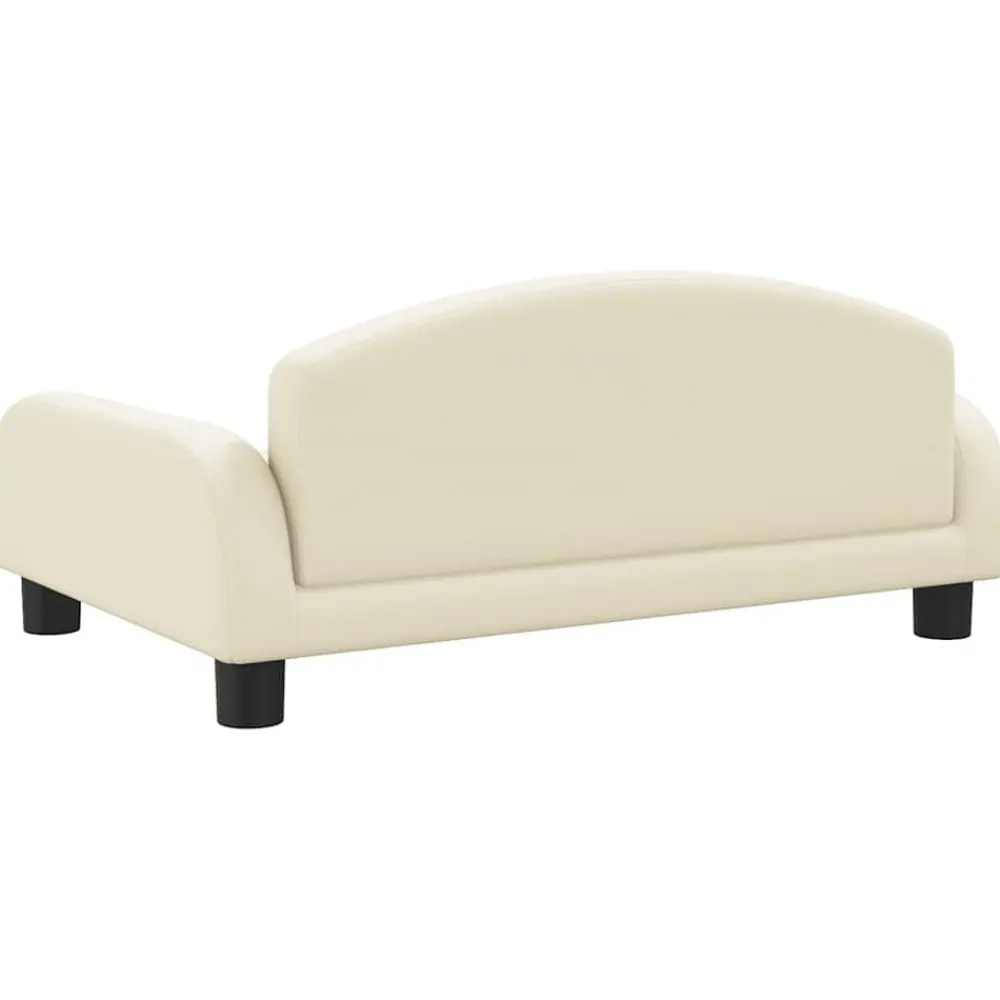 Niños vidaXL Mobiliario Para Bebés Y Niños Pequeños-Sofá para niños de cuero sintético 70x45x30 cm