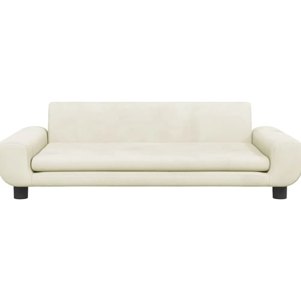 Niños vidaXL Mobiliario Para Bebés Y Niños Pequeños-Sofá para niños de terciopelo 100x54x33 cm