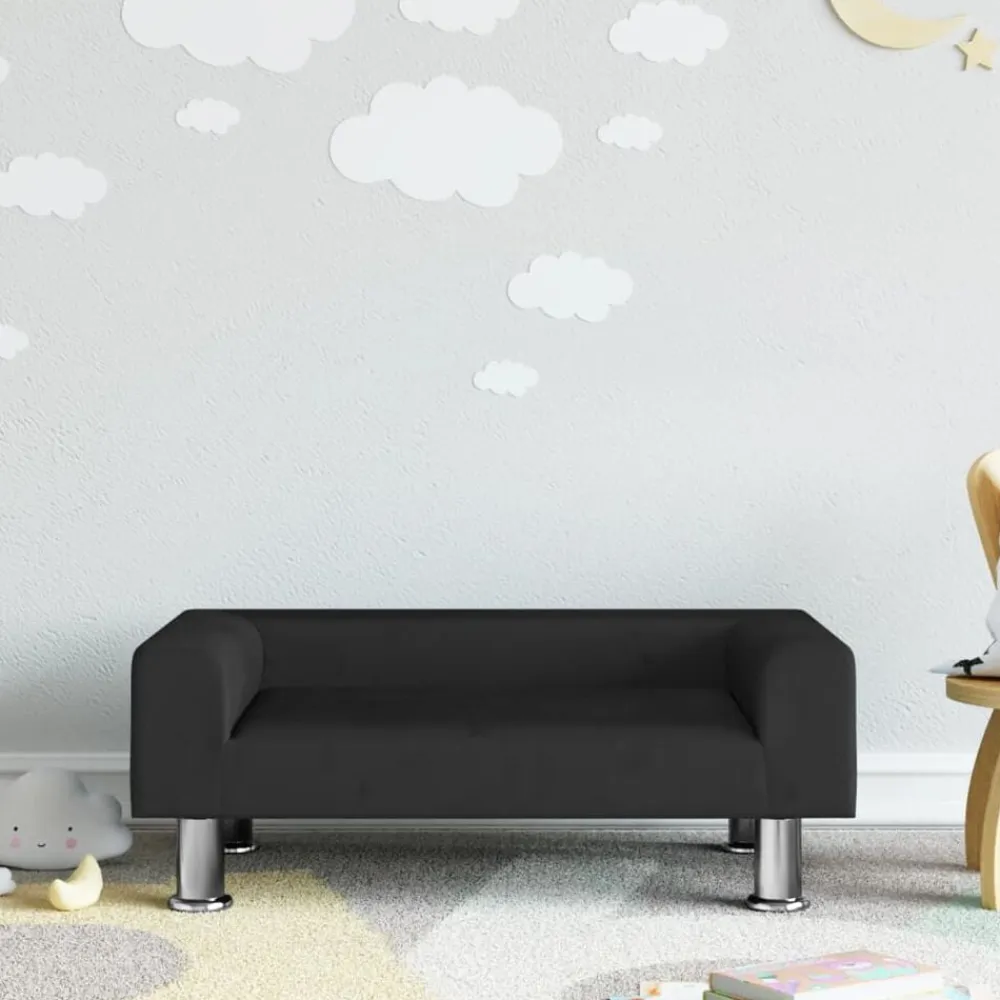 Niños vidaXL Mobiliario Para Bebés Y Niños Pequeños-Sofá para niños de terciopelo 70x45x26,5 cm