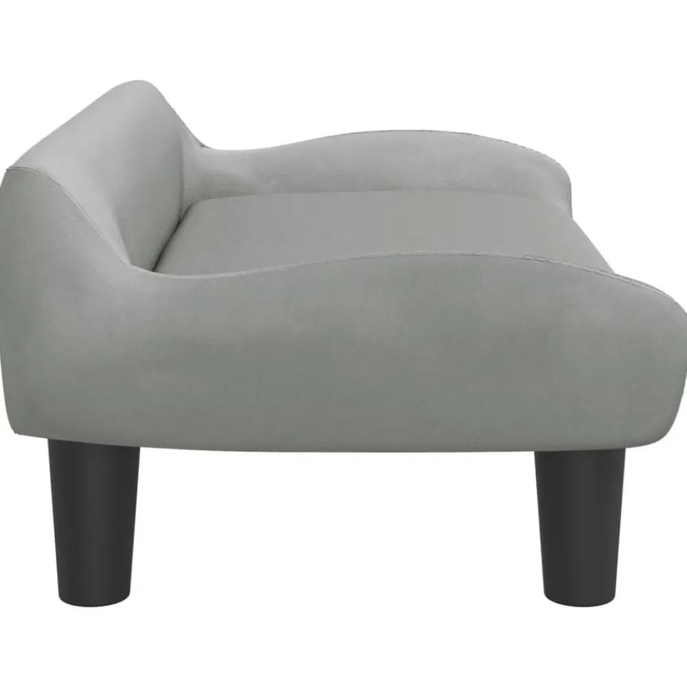 Niños vidaXL Mobiliario Para Bebés Y Niños Pequeños-Sofá para niños de terciopelo 70x40x24 cm