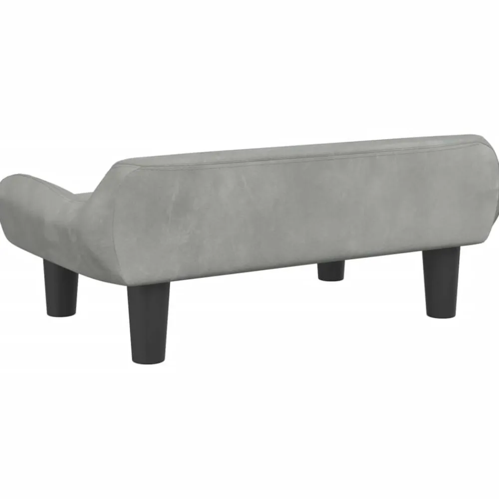 Niños vidaXL Mobiliario Para Bebés Y Niños Pequeños-Sofá para niños de terciopelo 70x40x24 cm