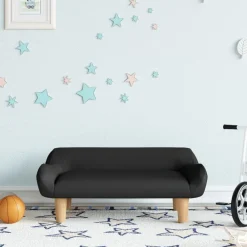 Niños vidaXL Mobiliario Para Bebés Y Niños Pequeños-Sofá para niños de tela 70x40x24 cm