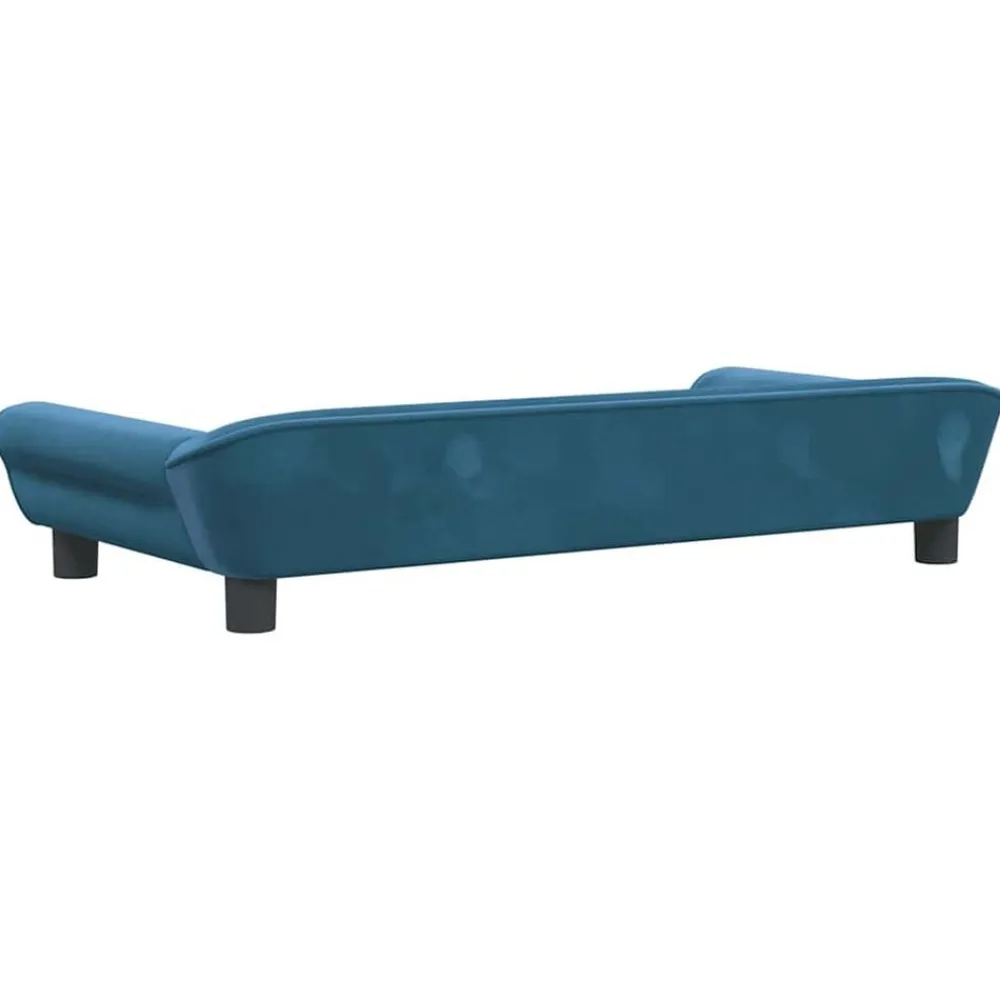 vidaXL Sofá para niños de terciopelo 100x50x26 cm Azul Best