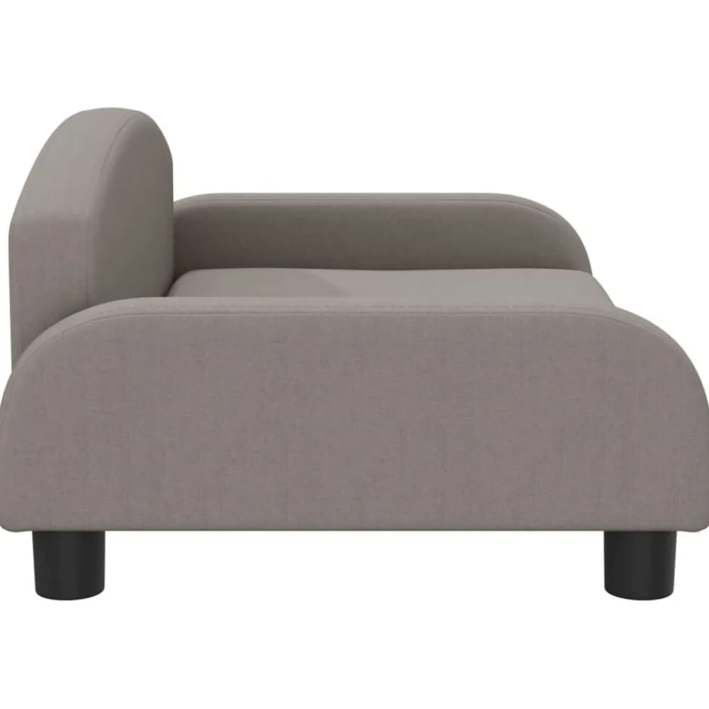 Niños vidaXL Mobiliario Para Bebés Y Niños Pequeños-Sofá para niños de tela gris taupe 70x45x30 cm