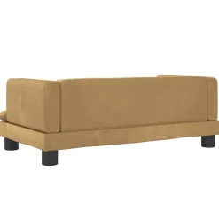 vidaXL Sofá para niños de terciopelo marrón 80x45x30 cm Marrón Online