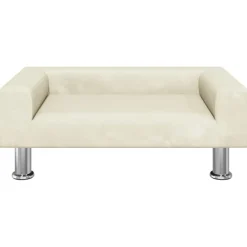 vidaXL Sofá para niños de terciopelo 70x45x26,5 cm Crema Hot