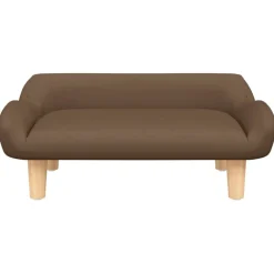 vidaXL Sofá para niños de tela marrón 70x40x24 cm Marrón New