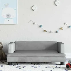 Niños vidaXL Mobiliario Para Bebés Y Niños Pequeños-Sofá para niños de terciopelo 80x45x30 cm