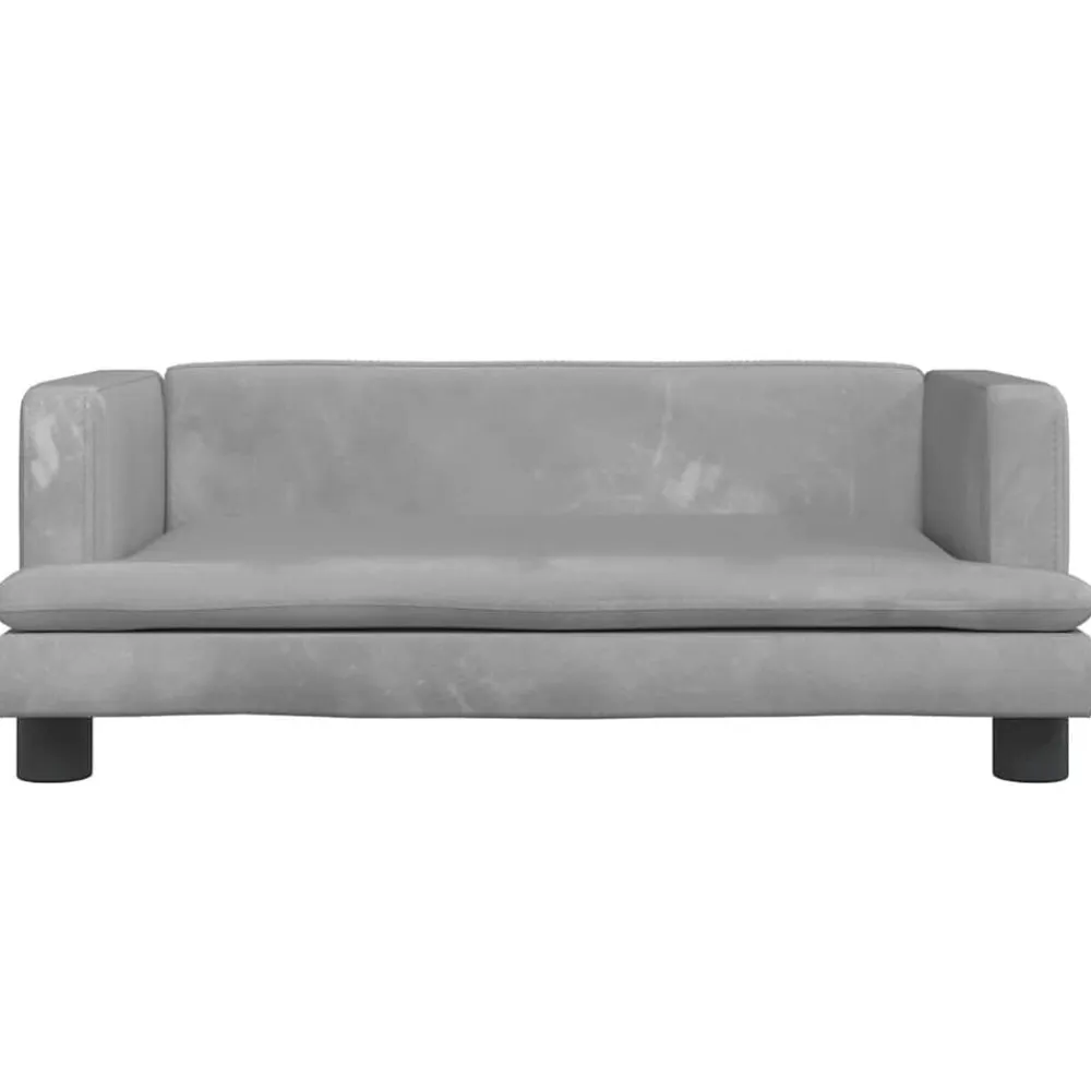 Niños vidaXL Mobiliario Para Bebés Y Niños Pequeños-Sofá para niños de terciopelo 80x45x30 cm