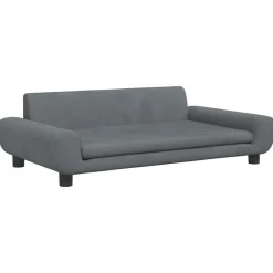 Niños vidaXL Mobiliario Para Bebés Y Niños Pequeños-Sofá para niños de terciopelo 100x54x33 cm
