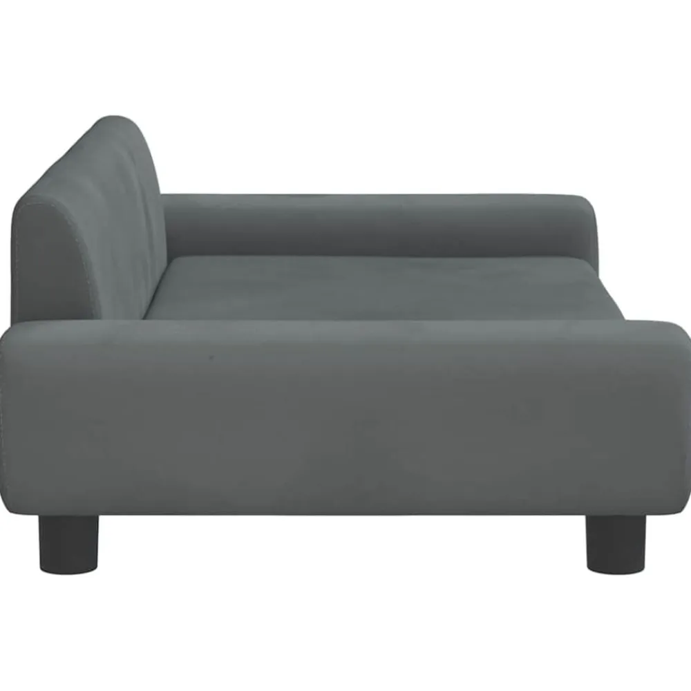 Niños vidaXL Mobiliario Para Bebés Y Niños Pequeños-Sofá para niños de terciopelo 100x54x33 cm