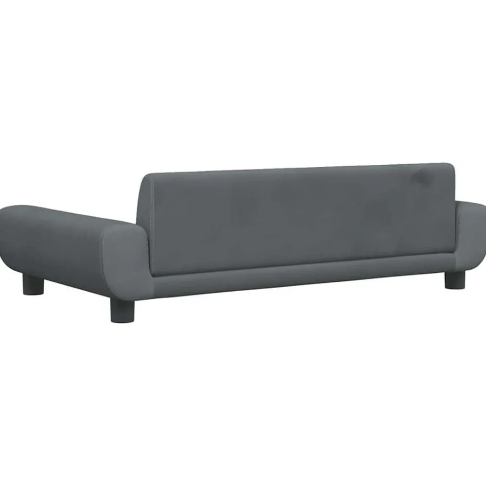 Niños vidaXL Mobiliario Para Bebés Y Niños Pequeños-Sofá para niños de terciopelo 100x54x33 cm