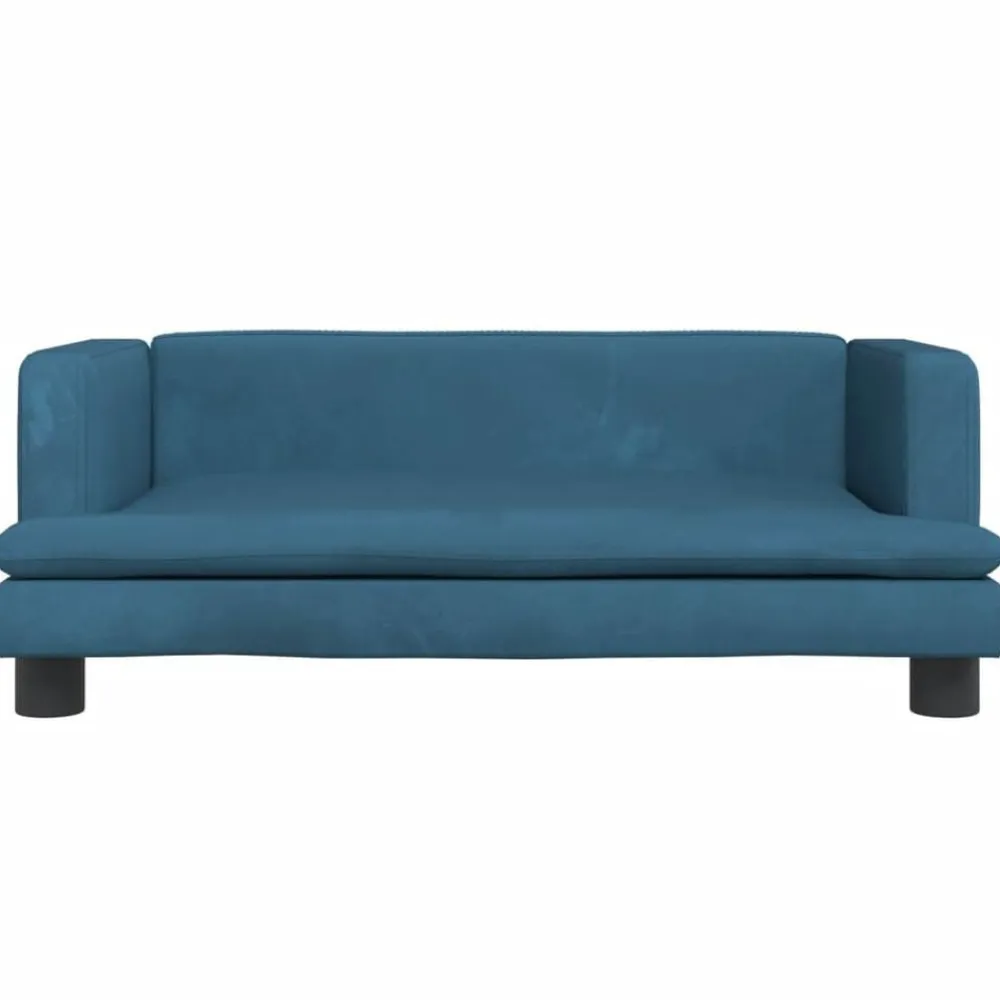 Niños vidaXL Mobiliario Para Bebés Y Niños Pequeños-Sofá para niños de terciopelo 80x45x30 cm