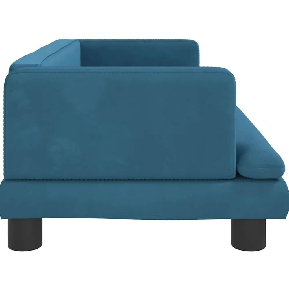 Niños vidaXL Mobiliario Para Bebés Y Niños Pequeños-Sofá para niños de terciopelo 80x45x30 cm