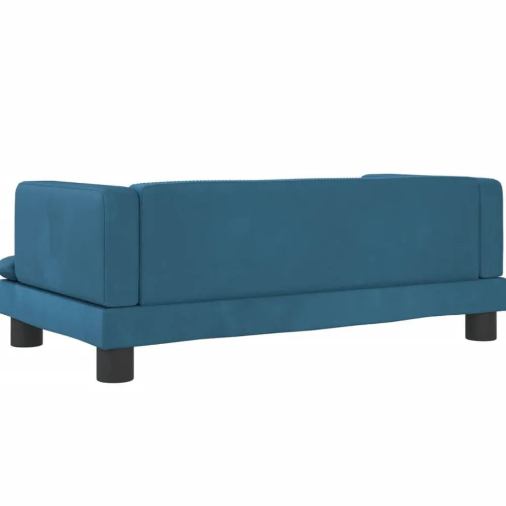 Niños vidaXL Mobiliario Para Bebés Y Niños Pequeños-Sofá para niños de terciopelo 80x45x30 cm