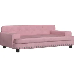Niños vidaXL Mobiliario Para Bebés Y Niños Pequeños-Sofá para niños de terciopelo 90x53x30 cm