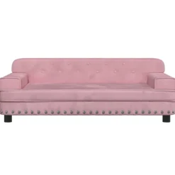 Niños vidaXL Mobiliario Para Bebés Y Niños Pequeños-Sofá para niños de terciopelo 90x53x30 cm
