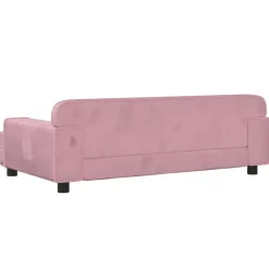 Niños vidaXL Mobiliario Para Bebés Y Niños Pequeños-Sofá para niños de terciopelo 90x53x30 cm