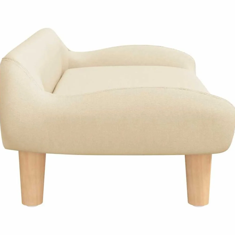 vidaXL Sofá para niños de tela 70x40x24 cm Crema Hot