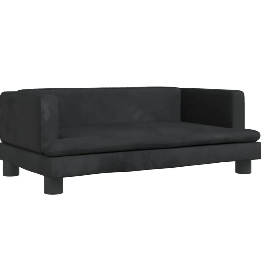 Niños vidaXL Mobiliario Para Bebés Y Niños Pequeños-Sofá para niños de terciopelo 80x45x30 cm