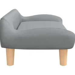 vidaXL Sofá para niños de tela 70x40x24 cm Gris claro Clearance
