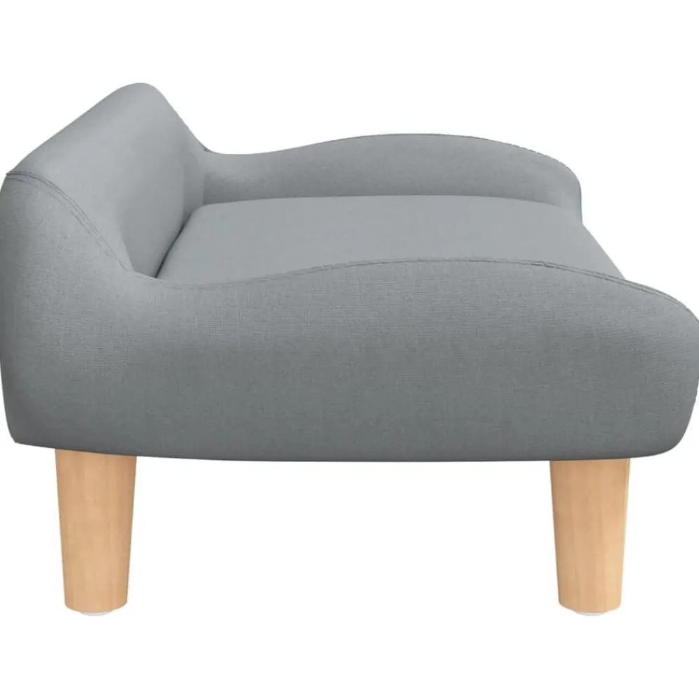 vidaXL Sofá para niños de tela 70x40x24 cm Gris claro Clearance