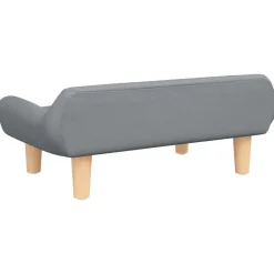 vidaXL Sofá para niños de tela 70x40x24 cm Gris claro Clearance