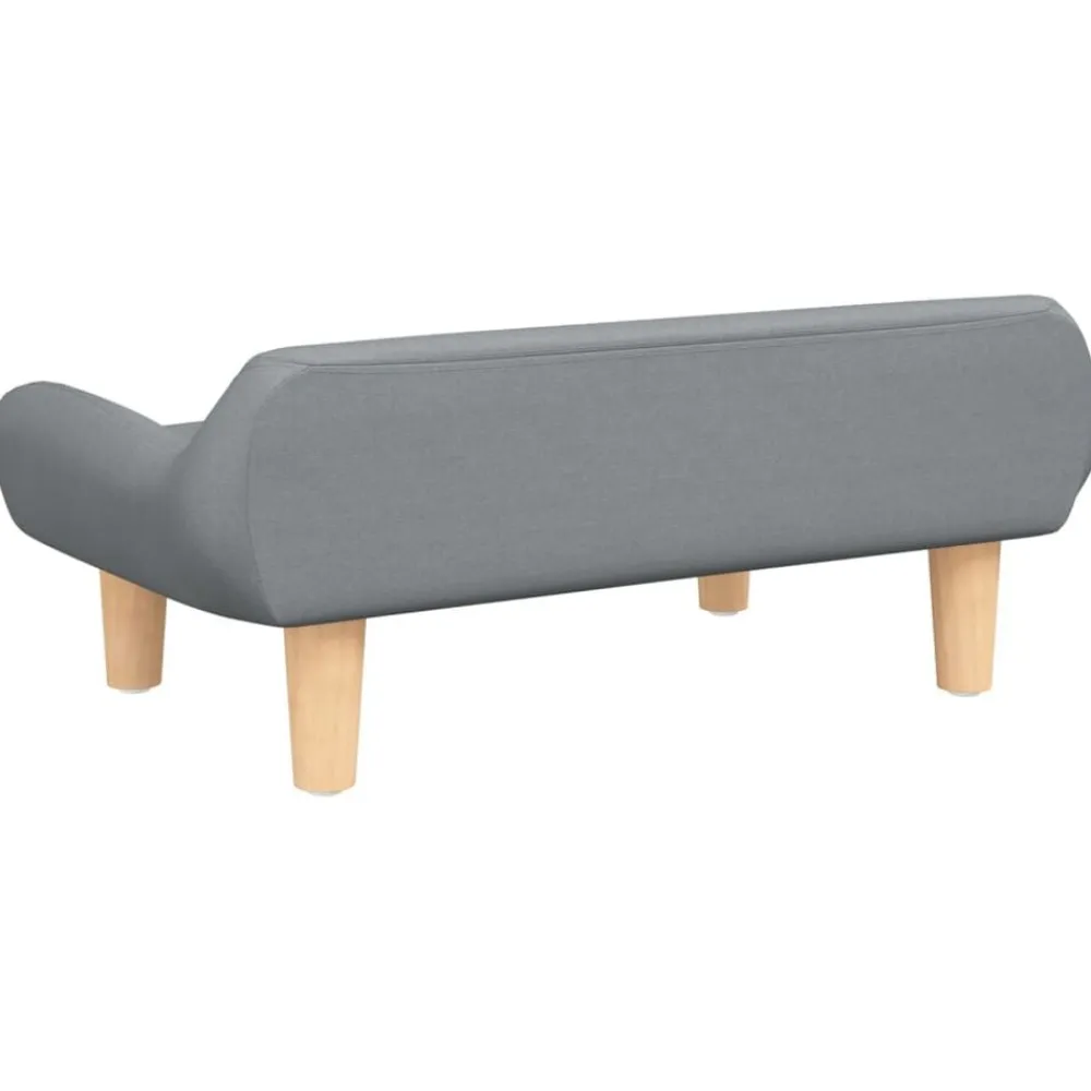 vidaXL Sofá para niños de tela 70x40x24 cm Gris claro Clearance