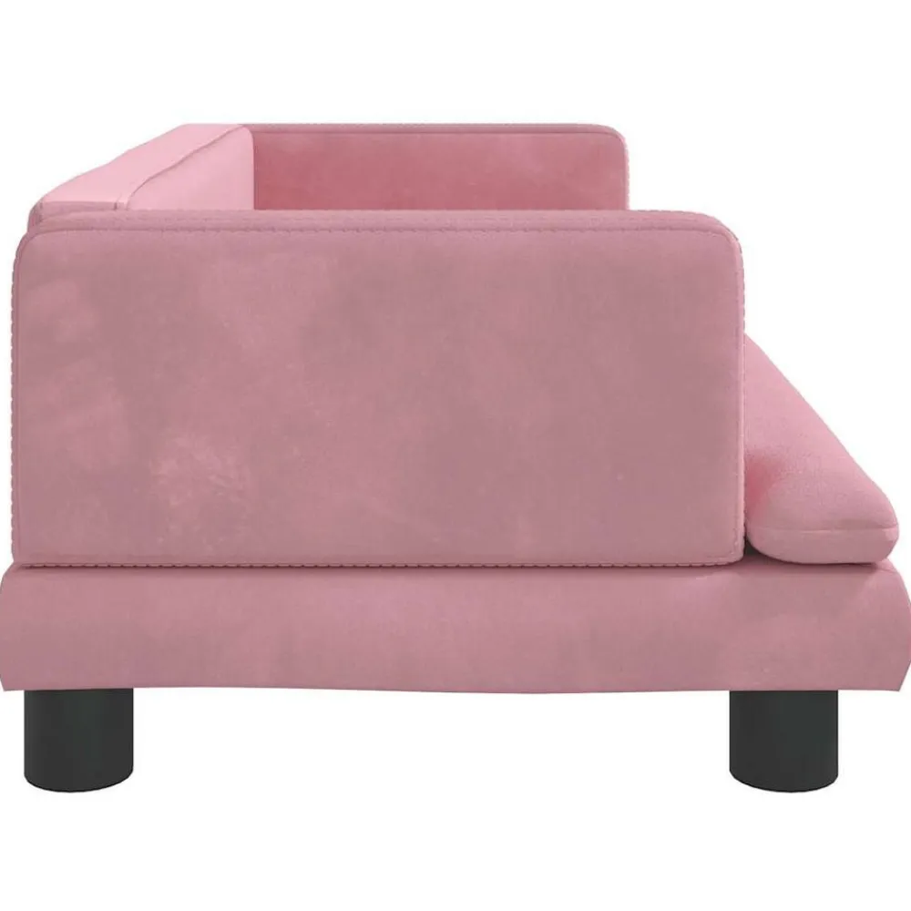 Niños vidaXL Mobiliario Para Bebés Y Niños Pequeños-Sofá para niños de terciopelo 80x45x30 cm