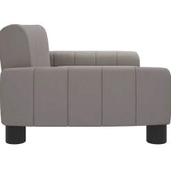 Niños vidaXL Mobiliario Para Bebés Y Niños Pequeños-Sofá para niños de tela gris taupe 70x45x30 cm