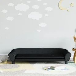 Niños vidaXL Mobiliario Para Bebés Y Niños Pequeños-Sofá para niños de terciopelo 100x50x26 cm