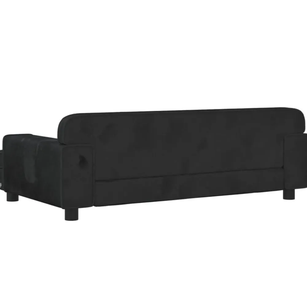 Niños vidaXL Mobiliario Para Bebés Y Niños Pequeños-Sofá para niños de terciopelo 90x53x30 cm