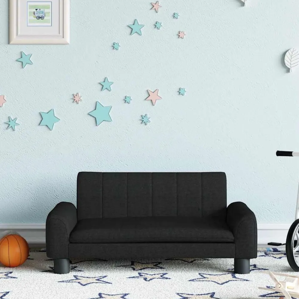 Niños vidaXL Mobiliario Para Bebés Y Niños Pequeños-Sofá para niños de tela 70x45x30 cm