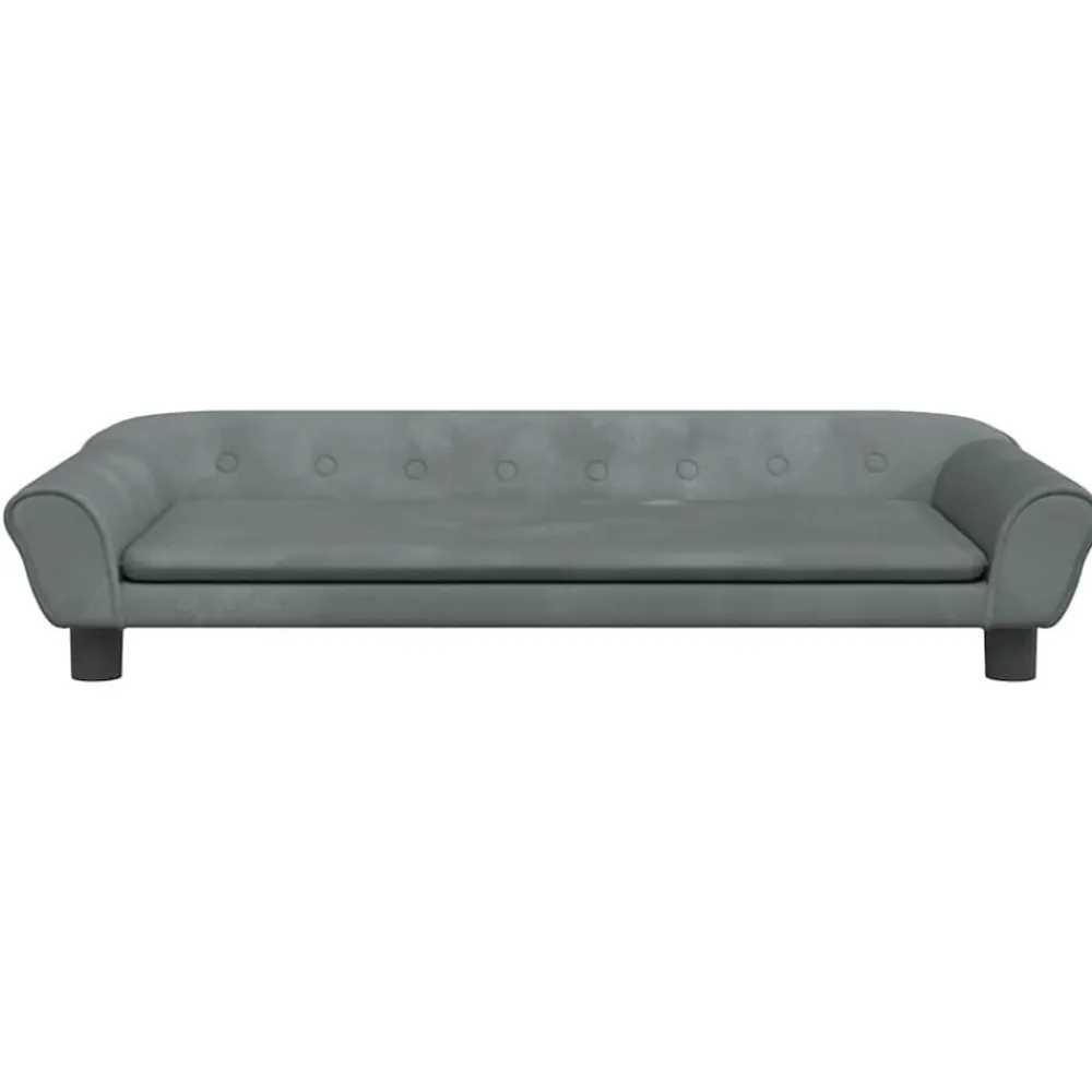 Niños vidaXL Mobiliario Para Bebés Y Niños Pequeños-Sofá para niños de terciopelo 100x50x26 cm