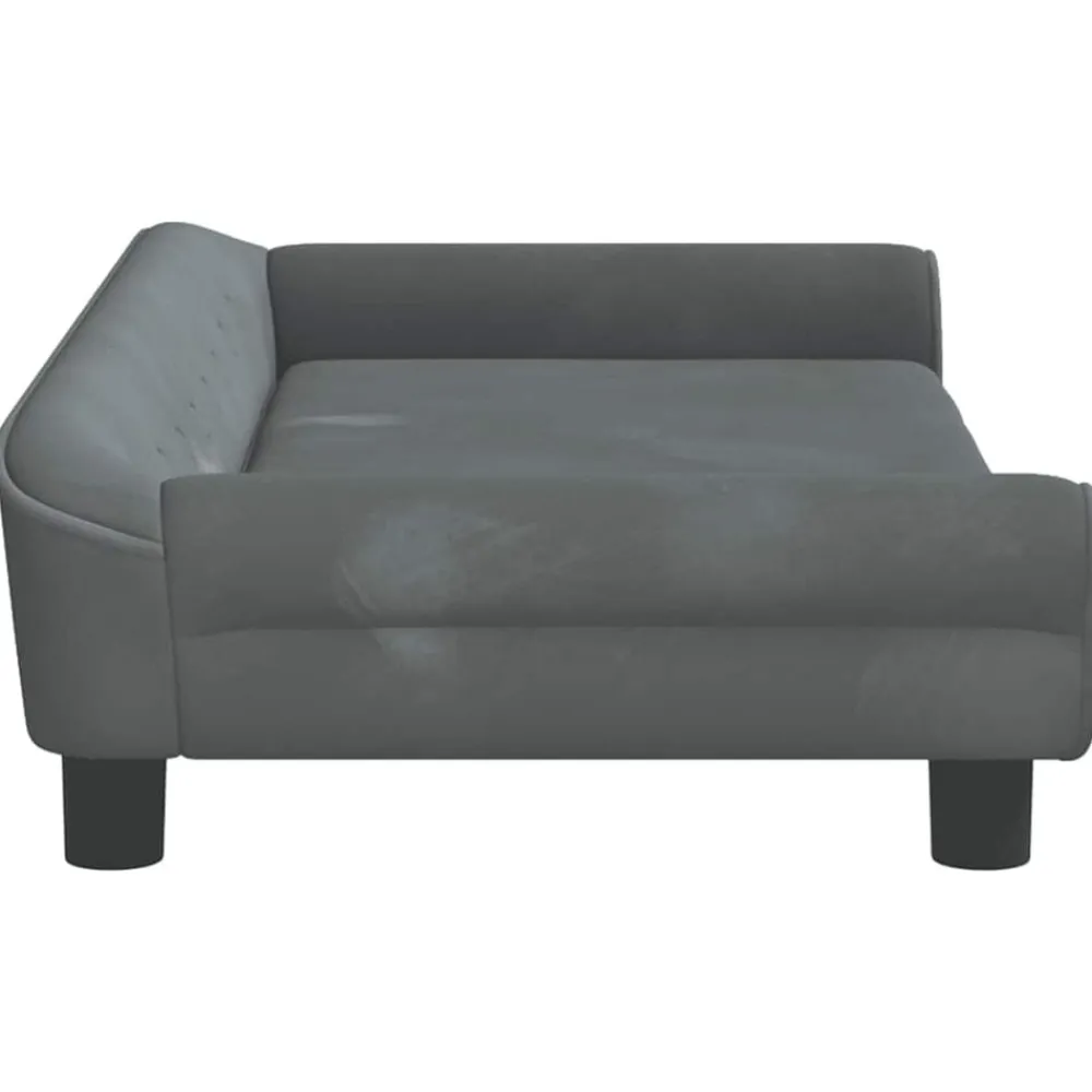 Niños vidaXL Mobiliario Para Bebés Y Niños Pequeños-Sofá para niños de terciopelo 100x50x26 cm