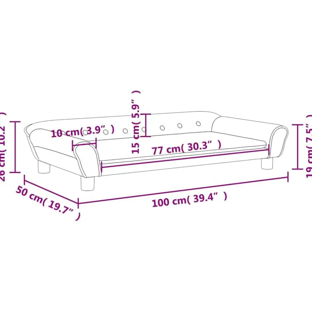 Niños vidaXL Mobiliario Para Bebés Y Niños Pequeños-Sofá para niños de terciopelo 100x50x26 cm